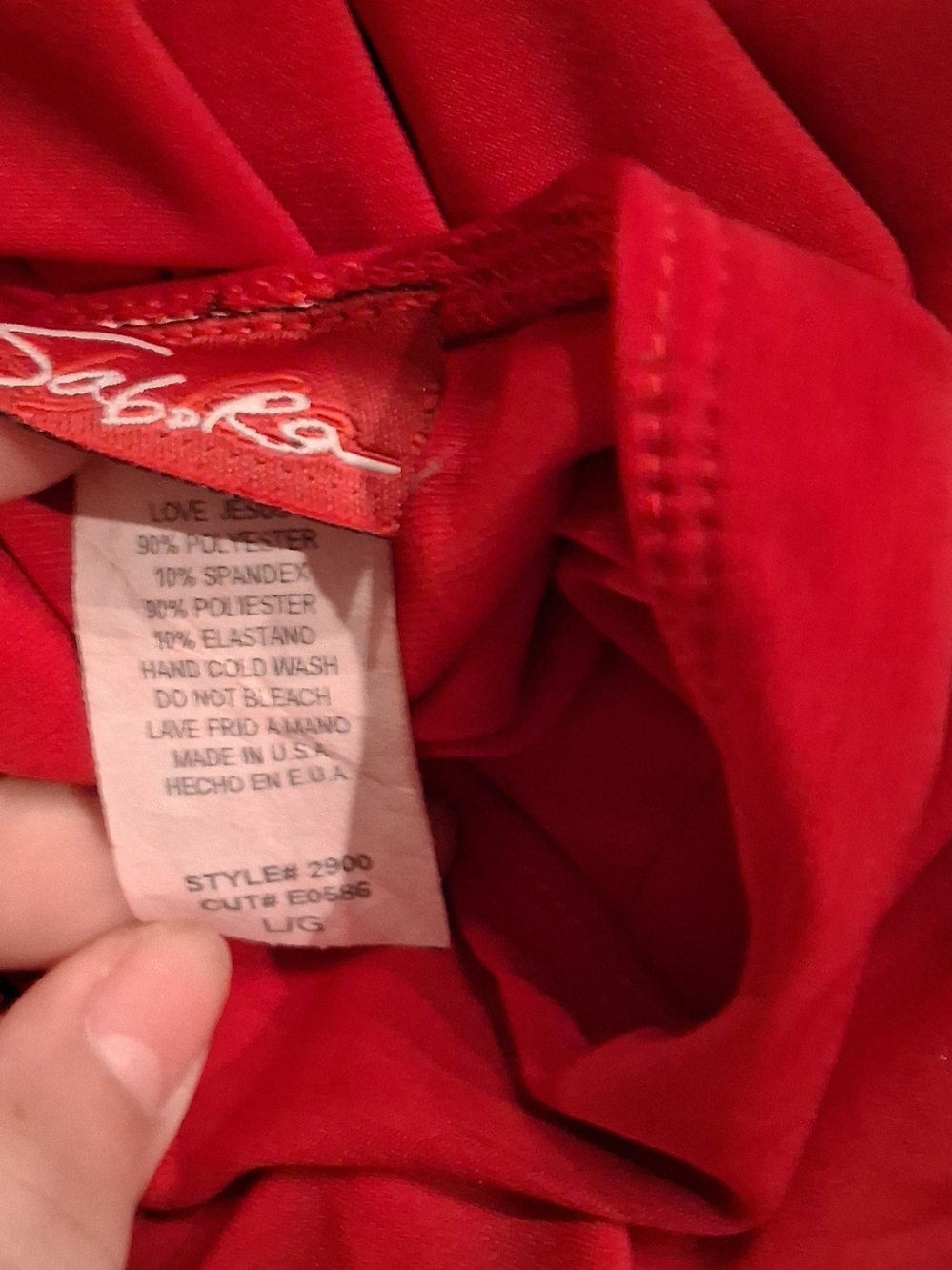 Sabora Dress Red With Ruching - Picture 7 of 16